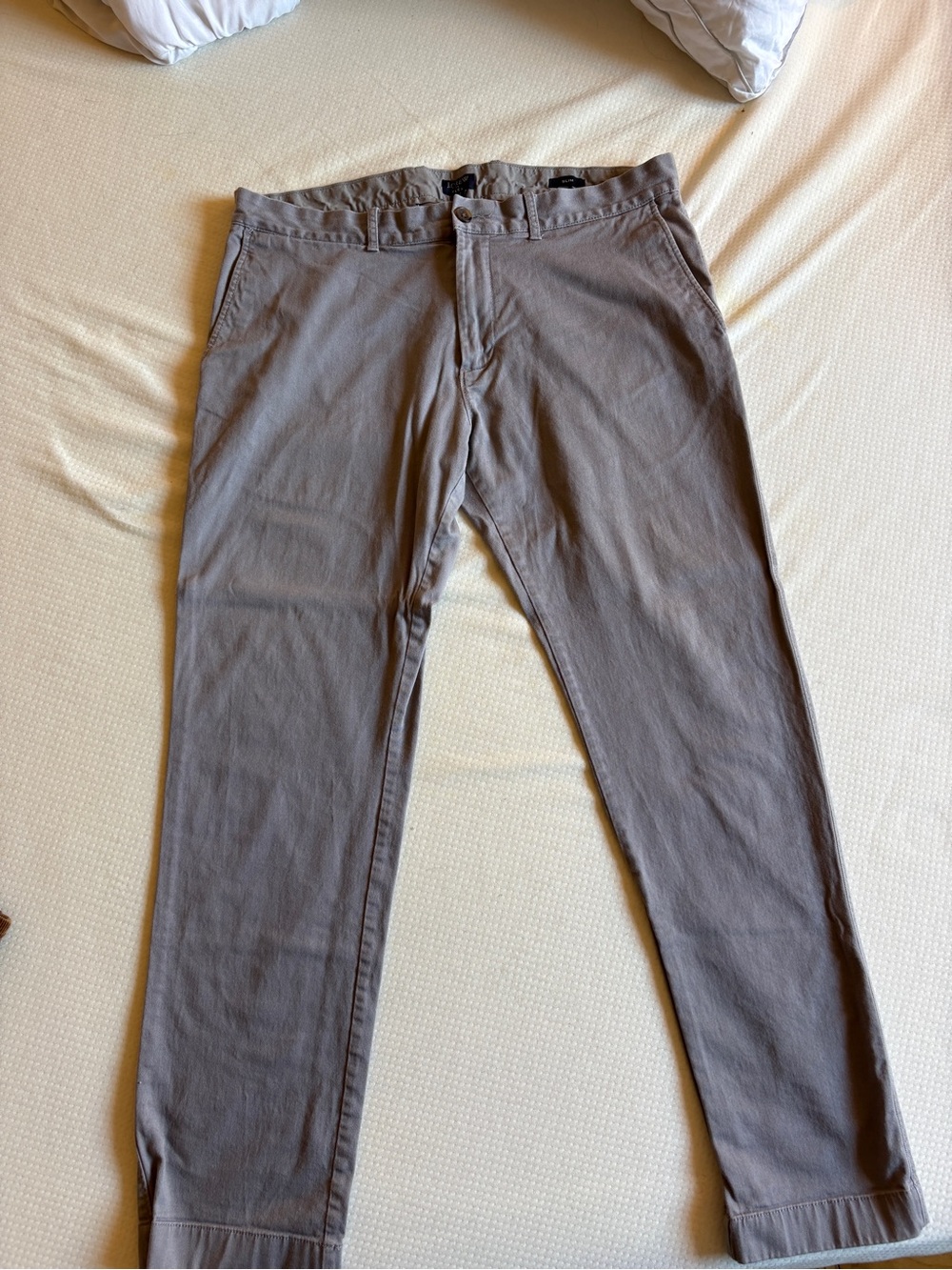 J. Crew Men's Gray Chino Trousers